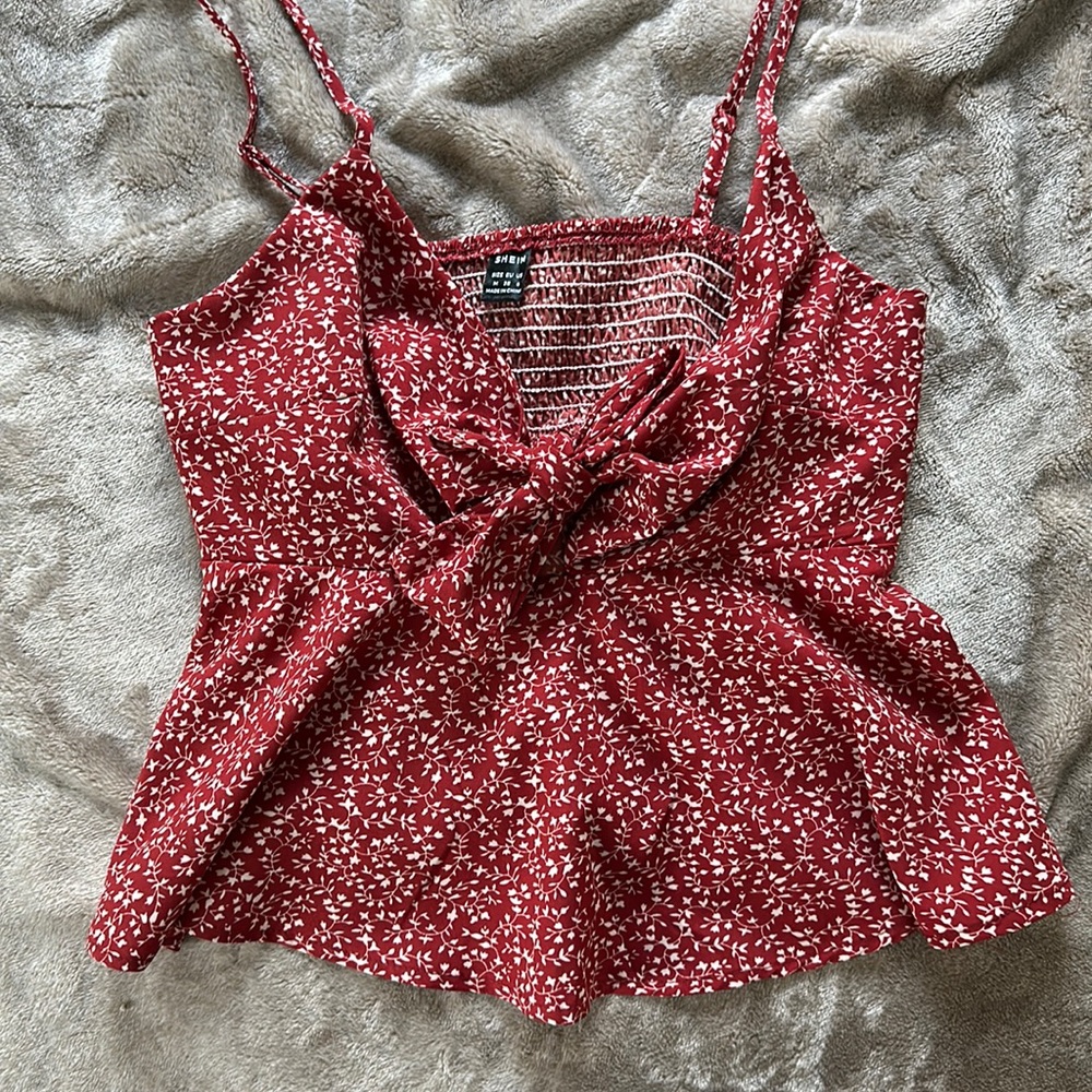 Crop top, Red